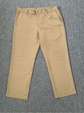 Van Heusen Men's Plain Front Khaki Pants